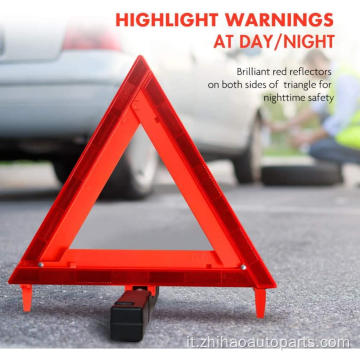 Triangolo di avvertimento per segnaletica stradale con certificato DOT